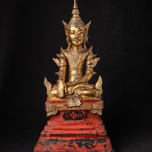 Antique Burmese Shan Buddha from Burma, 18th century