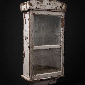 Antique wooden Indian wall cabinet from , Early 20th century