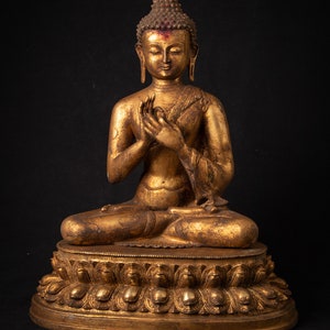 Old bronze Nepali Buddha statue from Nepal, Early 20th century