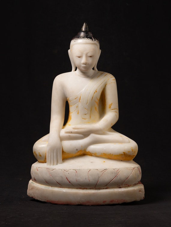 18 世紀ビルマのアンティーク ビルマ大理石仏像 - Etsy 日本