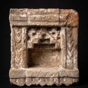 Antique sandstone shrine from India from India, 19th century