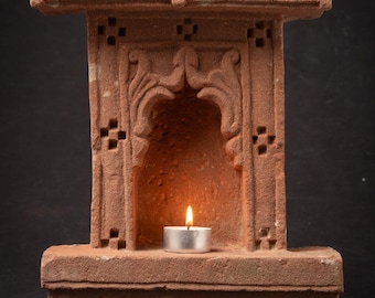 Antique sandstone temple from India from India, 19th century