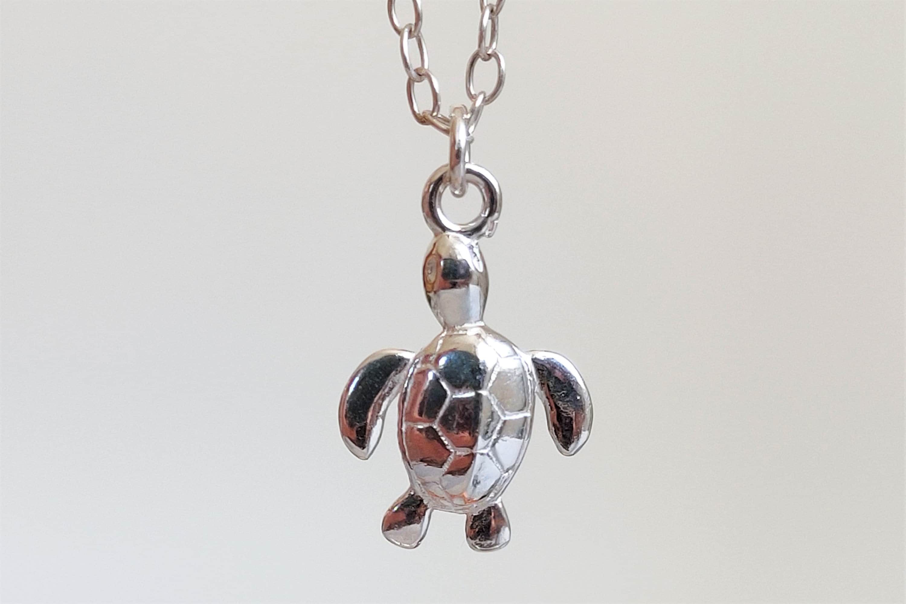 PRAYMOS Collar De Tortuga De Plata De Ley 925, Tortuga Marina, Regalo De Tortuga Marina, Colgante De Océano Para Mujer, Joyería De Tortuga, Regalos De Cumpleaños, Plástico, Ópalo