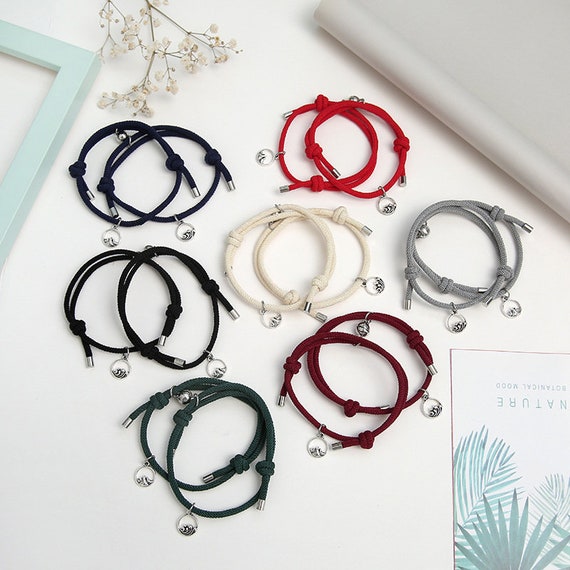 2pcs/set Infinity Decor Bracelet Best Friends Couple Bracelets Set | SHEIN  USA