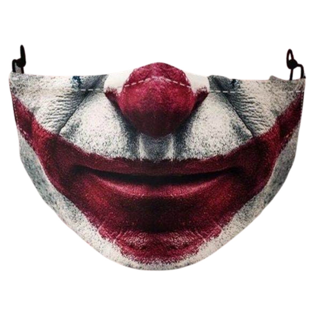 Scary Face Mask UK Novelty Horror Scary Clown Mouth 3D -  Denmark