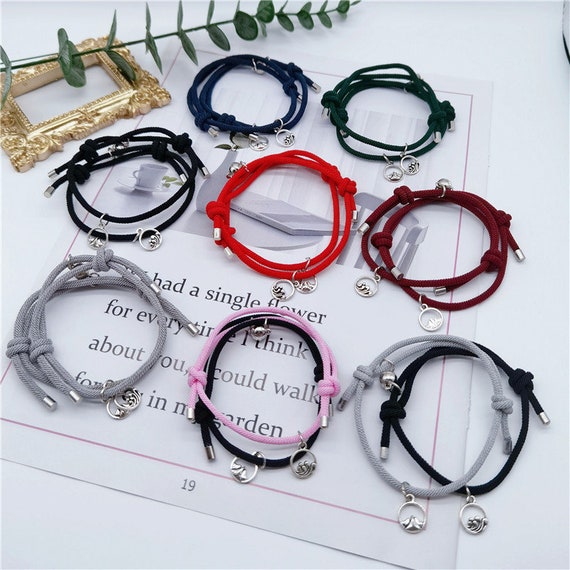Pulseras de pareja Pulseras juego para parejas - Etsy España