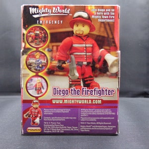 Mighty World Action Figure DIEGO the Firefighter No. 8531 Brand New in BOX