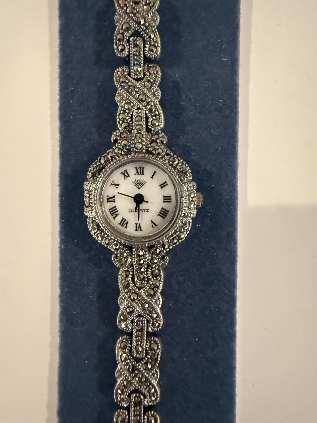 Vintage Marcasite Wristwatch-never Worn - Etsy