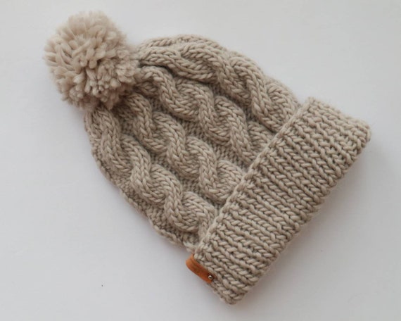 hand knitted beanie hats