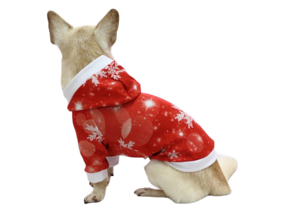 New Year'S Hoodie For Dog And Cat, Christmas Sweater For Dogs With Snowflakes, Cotton Dog Sweatshirt, Dog T-Shirt, Clothing For Dog And Cat Onlytee