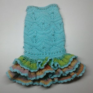 Dress for dogs Clothes for small dogs on order Sweater for dogs Chihuahua clothing York clothes knitted clothes custom