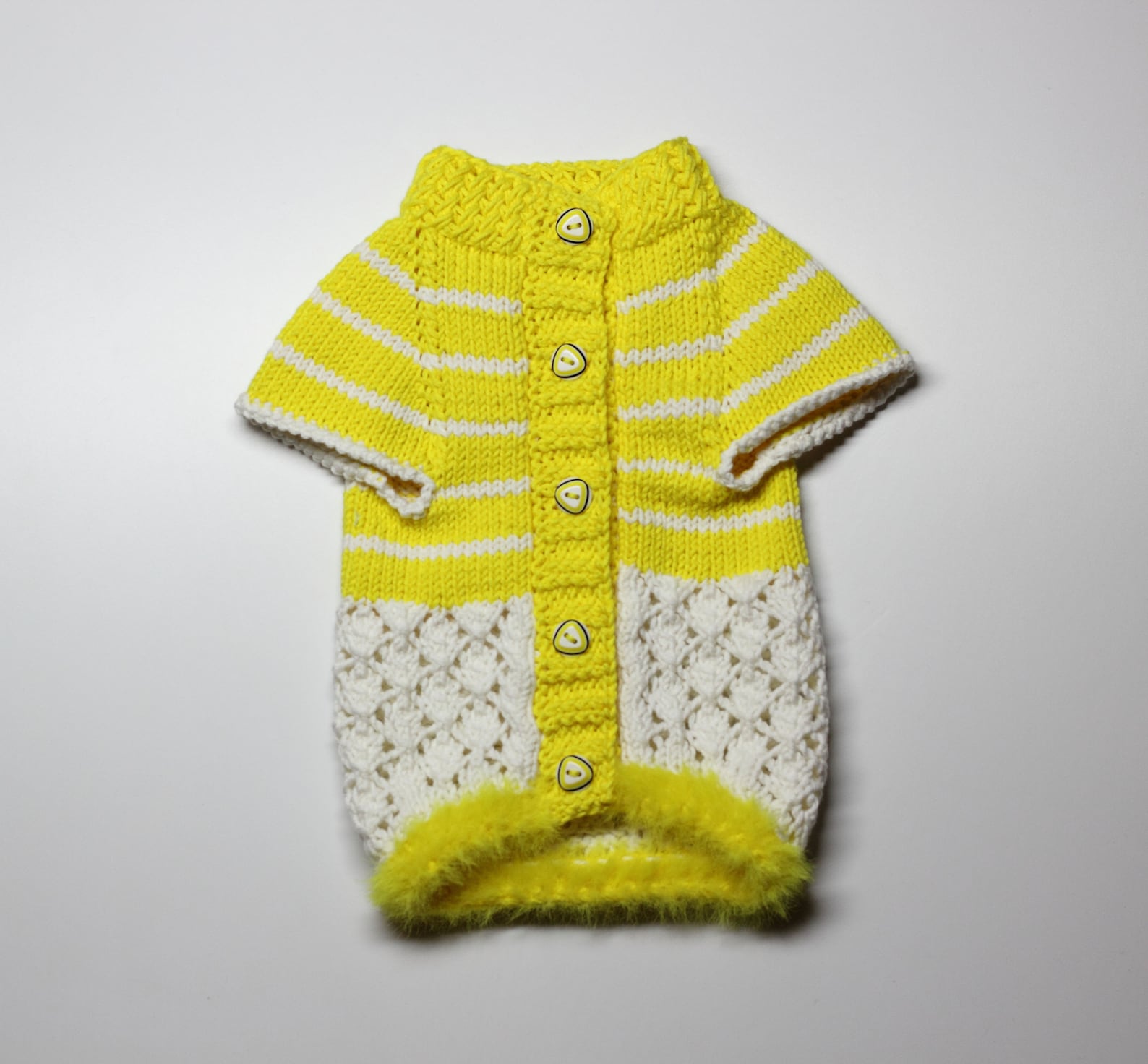 Easter Sweater for Dog With White Bunny Yellow Sweater for Etsy