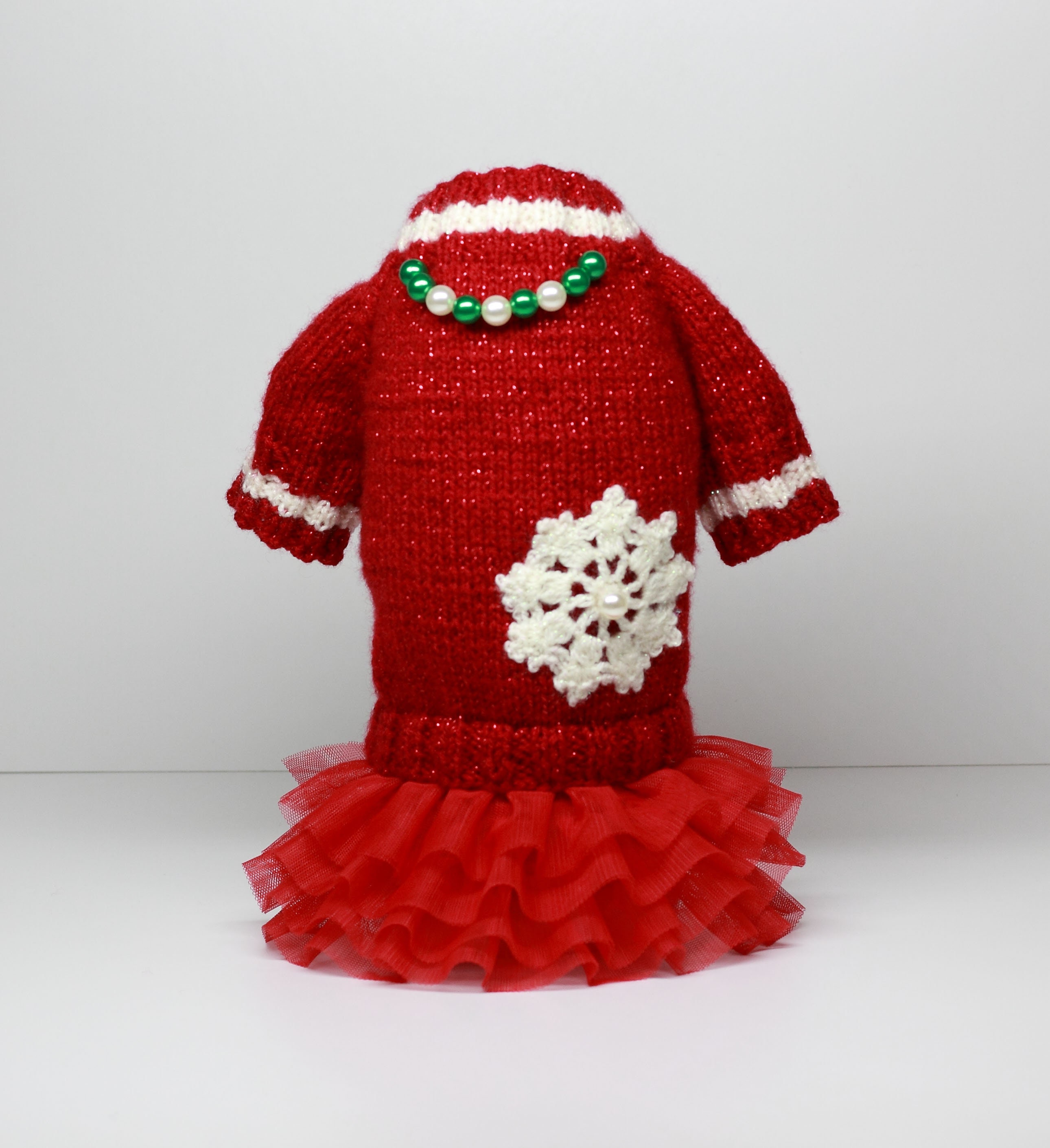 Red Christmas Dress for Dog Dress for Dogs Christmas Clothes Etsy