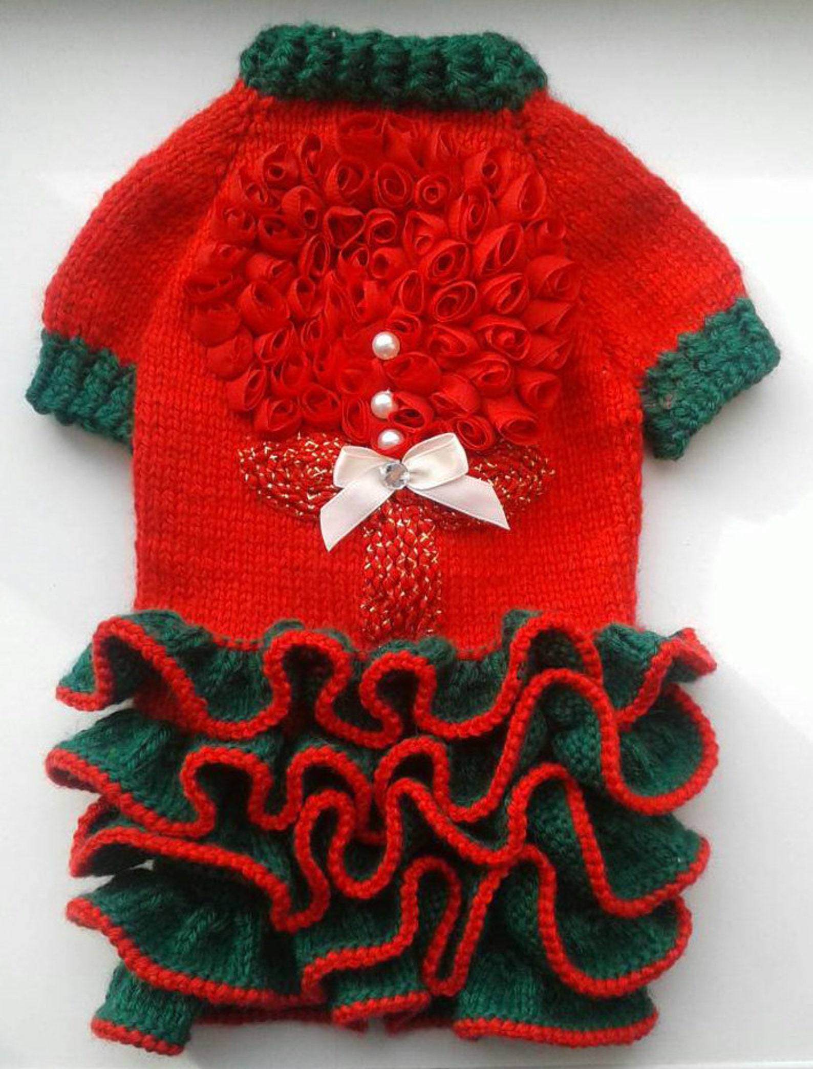 Christmas Dress for Dogs Sweater for Dogs Dog Dress Clothes Etsy