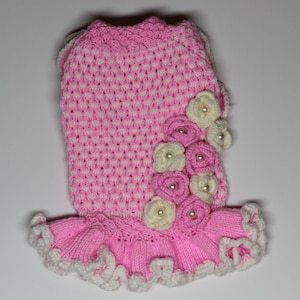 Dress for dogs Clothes for pets Sweater for dogs Knitted clothes for small dogs custom