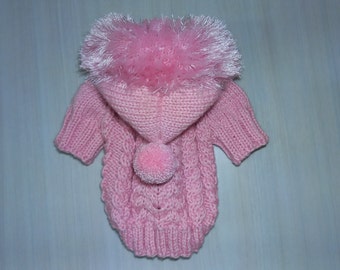 Pull pour chiens Robe pour chien Vêtements pour chiens petits sur commande Robe pour chiens Chihuahua vêtements York vêtements Hoodies pour chien