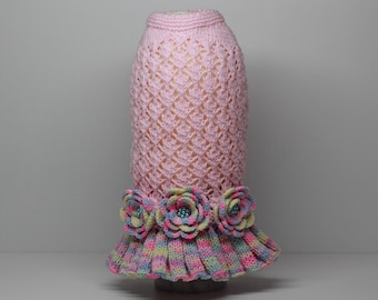 Dress for dogs Clothes for small dogs  Sweater for dogs Chihuahua clothing York clothes knitted clothes custom Hoodies for dog