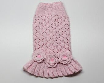 ペットアパレル 犬用 ピンク フェイクファー ドレス 服 サイズ XS
