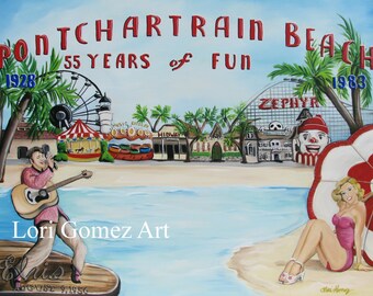 Pontchartrain Beach Etsy