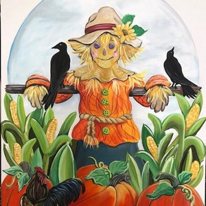 Scarecrow Fence Panel