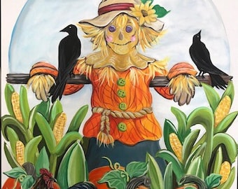 Scarecrow Fence Panel