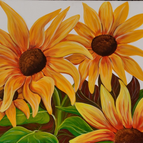 Sunflower Fence Panel