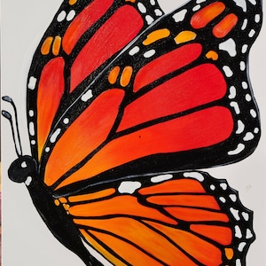 Monarch Butterfly Fence Panel