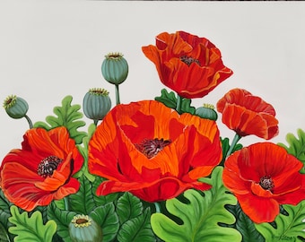 Poppy Fence Panel