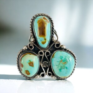 Princess Crown Vintage Native American Navajo Turquoise Charoite Sterling Silver Bracelet Princess Crown Vintage Native American Navajo Turquoise Charoite Sterling Silver Bracelet