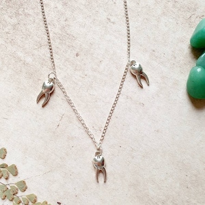Tooth Charm Necklace | Gifts for her | Gothic Jewellery | Alt Necklace | Alternative Jewellery | Halloween Jewellery | Choker Necklace Goth