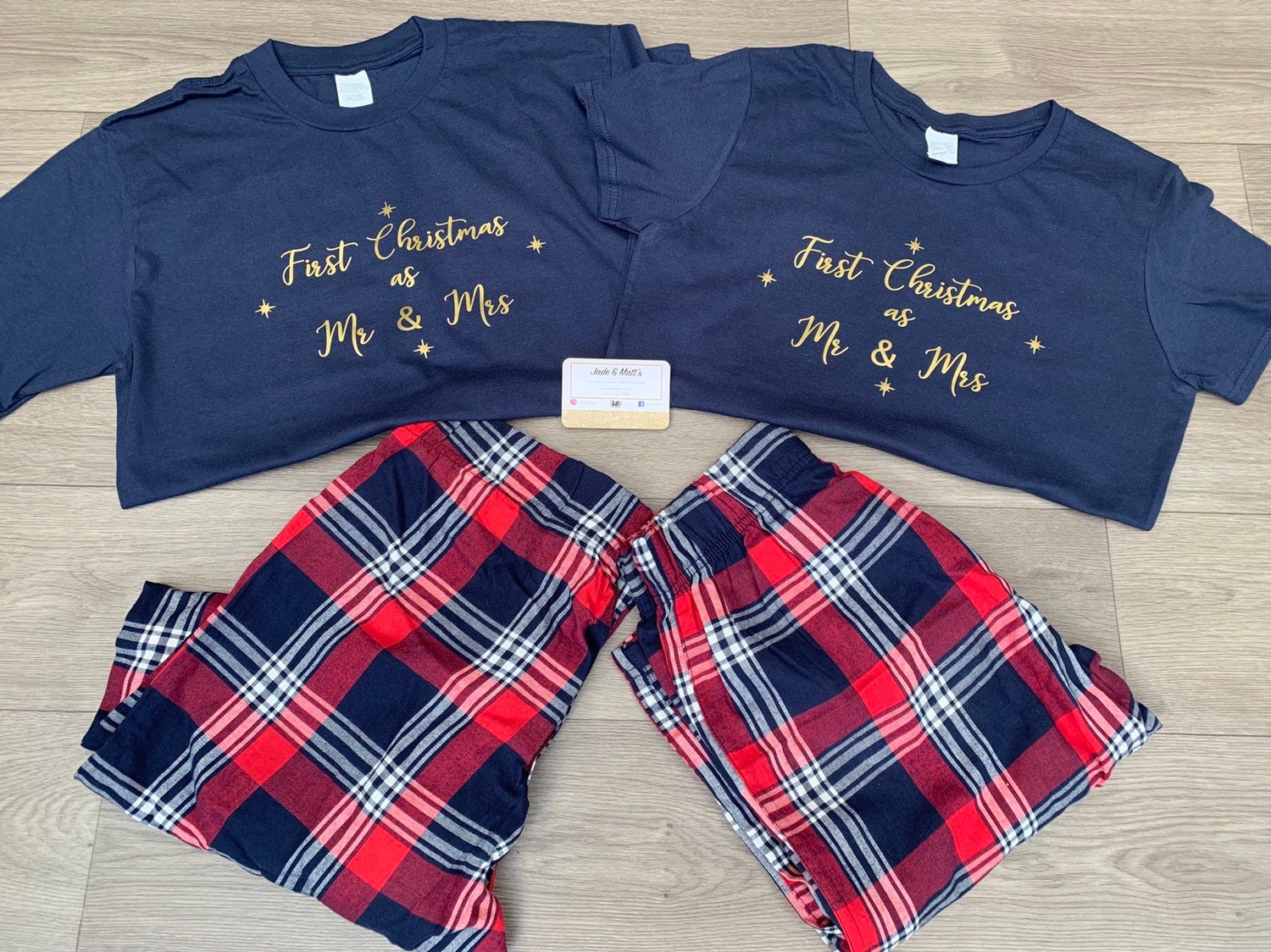 Mr Right, Mrs Right Pjs, Matching Pjs, Tartan Pyjamas, Gift, Bride to Be,  Couple PJ Set, Couples Set, Matching Pjs -  Canada