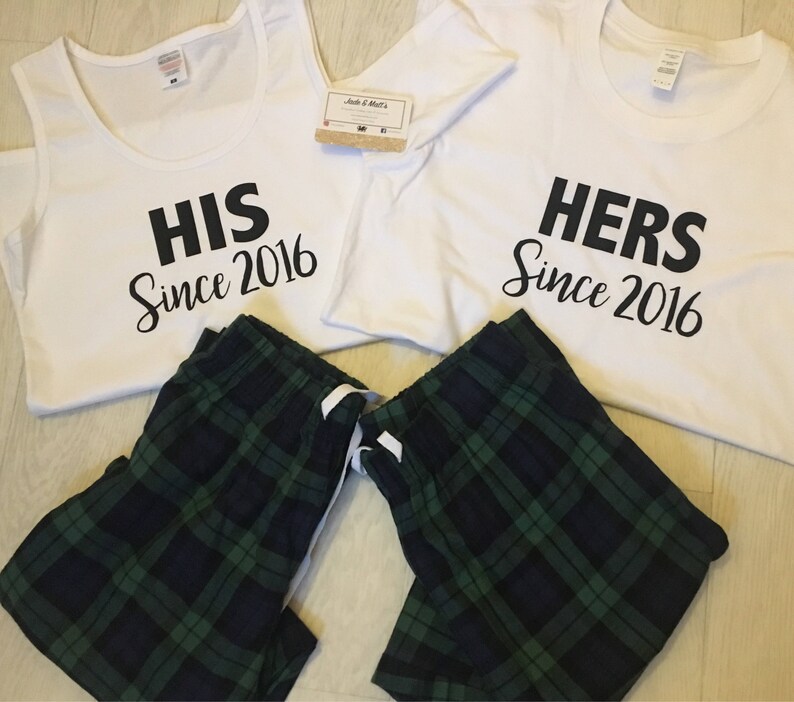 His & Hers Matching Pjs Personalised Date Mr and Mrs Etsy UK His & Hers Matching Pjs Personalised Date Mr and Mrs Etsy UK
