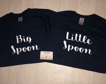 Big Spoon Little Spoon Tshirts, his and hers tshirts, tops