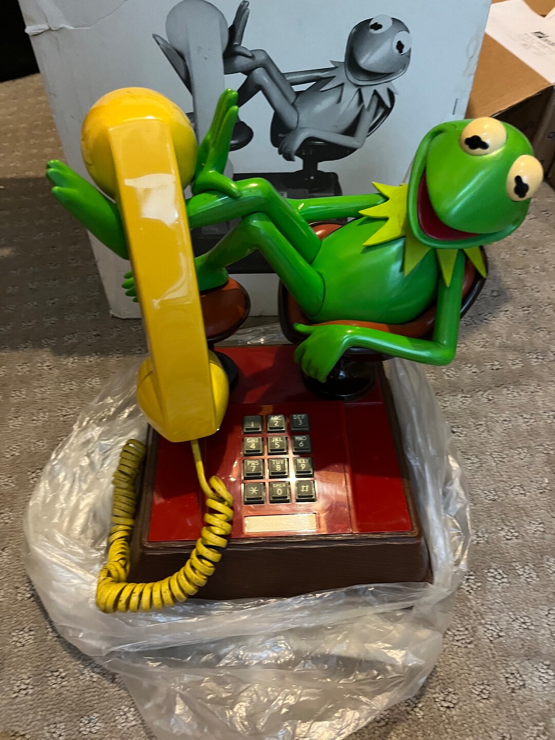 Kermit the Frog Phone 1983 Etsy