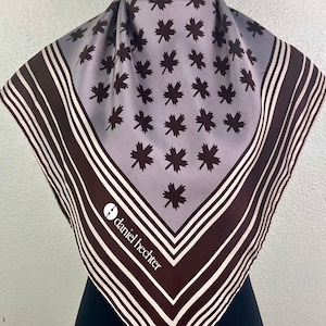 Free shipping Daniel hecter silk  scarf vintage scarves  Sz500