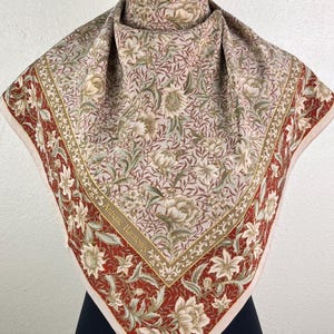 Freeshipping Antique Harmonize  silk scarf vintage scarves Sz1074