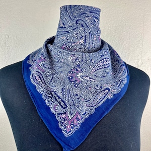 Free shipping Yves saint laurent Handkherchief vintage Ab11