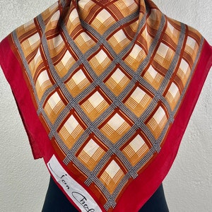 Free shipping Jan Chol silk scarf vintage scarves  UU783