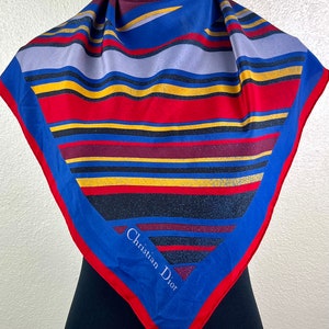 Freeshipping Christian dior silk scarves  vintage scarf Ab223