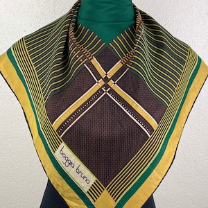 Freeshipping Baggia Bruno silk scarf vintage scarves K25