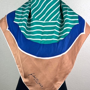 Freeshipping Vintage silk scarf U75