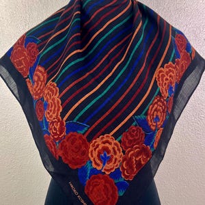 Free Shipping Hiroko Koshino wool scarf vintage scarves Sz678q