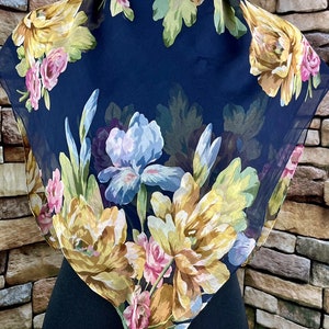 Freeshipping Elle paris silk scarf vintage scarves (S7)