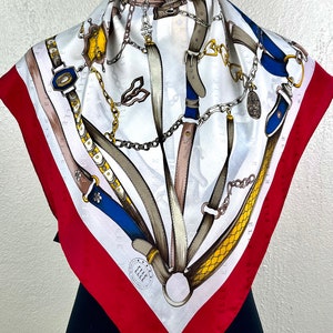 Freeshipping Elle paris silk scarf vintage scarves Ab76