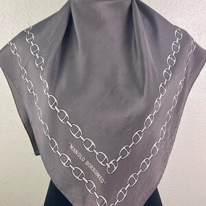 Free Shipping Monolo Borromeo silk scarf vintage scarves Sz6579