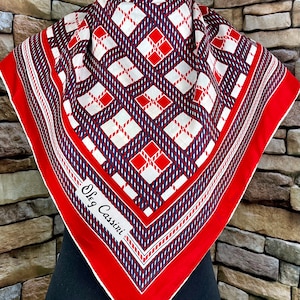 Freeshipping Oleg cassini silk scarf vintage scarves (S90)