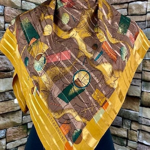 Freeshipping Cittafascino silk scarf vintage scarve (w31)