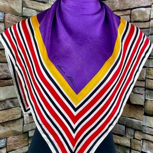 Freeshipping Anne klein vintage silk scarf (w33)