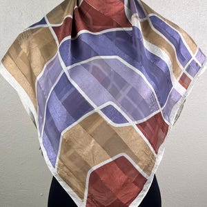 Darmowa wysyłka Philippe Vennet jedwabny szalik w stylu vintage Sz1071