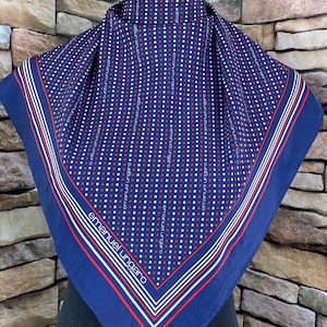 Freeshipping emanuel ungaro silk scarf vintage (Gh13)